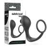 Addicted Toys - Plug Anal Avec Anneau En Silicone Noir